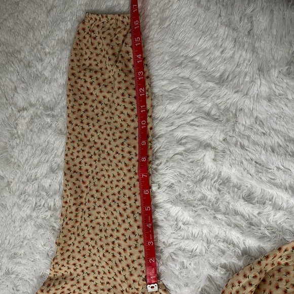 American Eagle Floral Print Long Sleeve Mini Dress Bohemian Cute size small fall - Picture 11 of 11